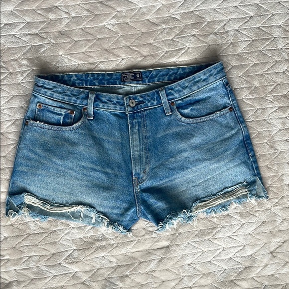 EUC Abercrombie & Fitch Annie High Rise Shorts - Picture 2 of 5